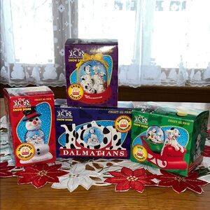 Vintage 1996 McDonald’s Dalmatian Snow Dome Collection